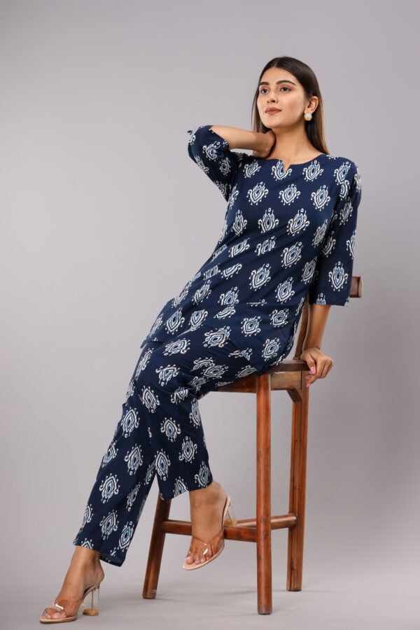 Cotton Printed Night Suit - Image 7