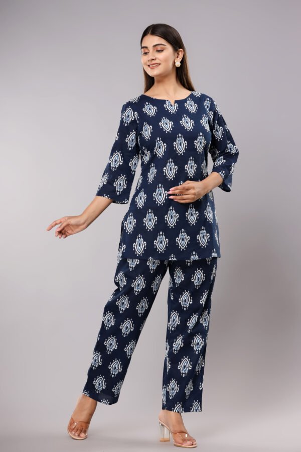 Cotton Printed Night Suit - Image 5