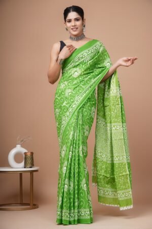 Cotton Mul Saree| Printed Cotton Mul Cotton Saree Mul Cotton Saree Bagru Saree Jaipuri Printed Saree