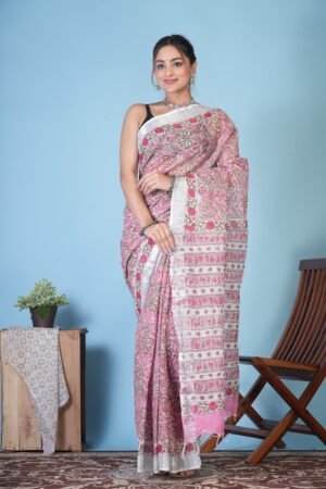Cotton Mul Saree| Hand block Cotton Mul saree Printed Cotton Mul Cotton Saree Mul Cotton Saree Bagru Saree Jaipuri Printed Saree Linen Saree Kalamkari Saree Cotton Saree Brand VTVOLVER