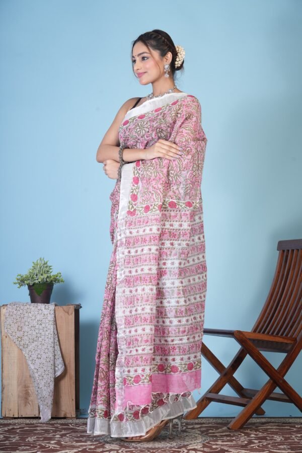 Linen Saree - Image 5