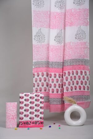 Cotton Suit  with Cotton Dupatta