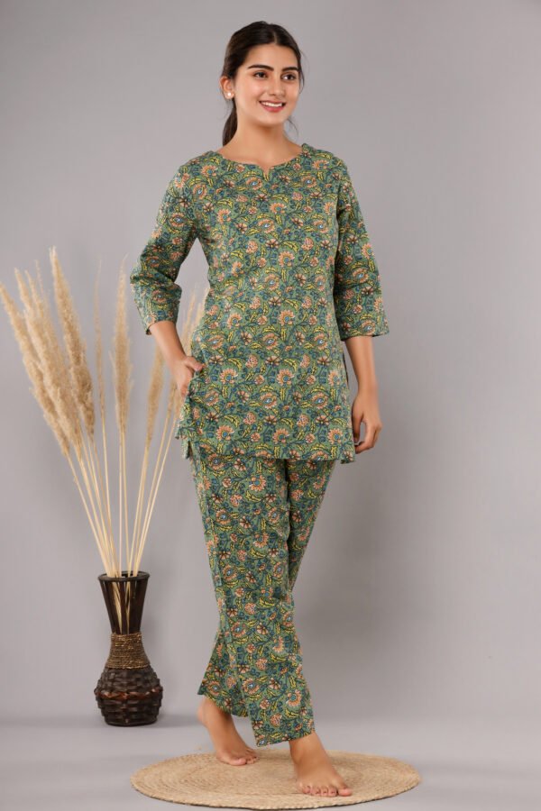 Cotton Printed Night Suit - Image 7