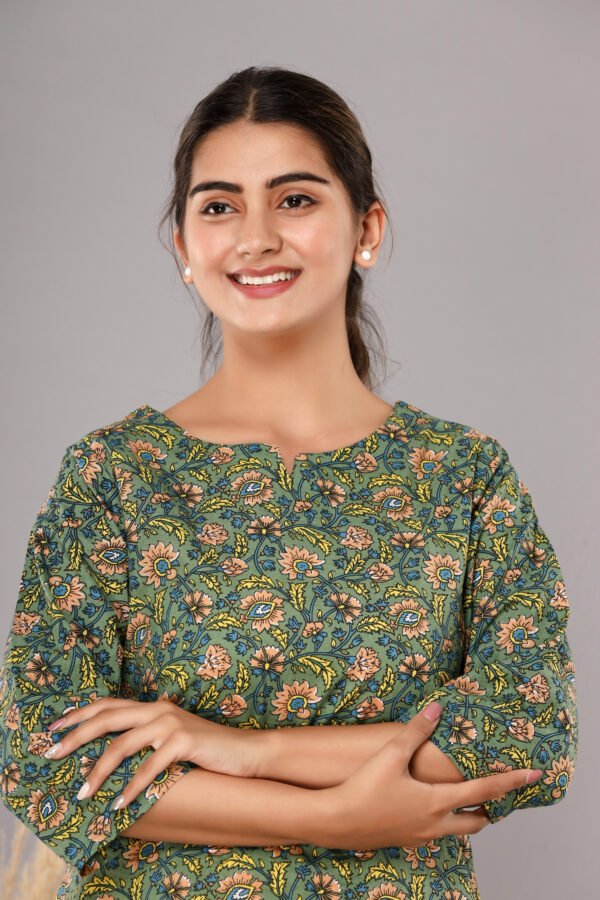 Cotton Printed Night Suit - Image 8