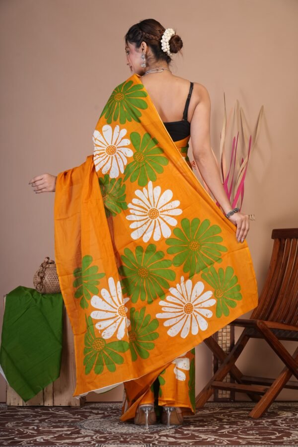 Cotton Mul Saree| Hand block Cotton Mul saree Printed Cotton Mul Cotton Saree Mul Cotton Saree Bagru Saree Jaipuri Printed Saree Linen Saree Kalamkari Saree Cotton Saree Brand VTVOLVER