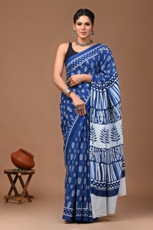 Cotton Mul Saree| Printed Cotton Mul Cotton Saree Mul Cotton Saree Bagru Saree Jaipuri Printed Saree